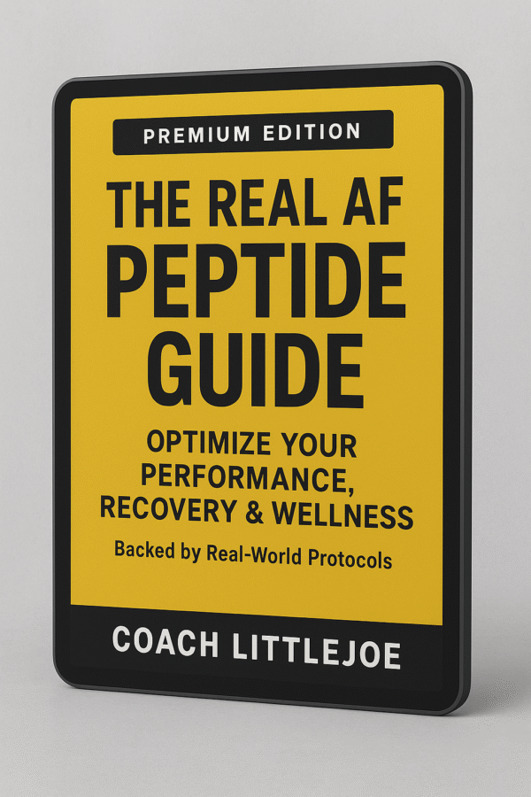 The Real AF Peptide Guide (Premium Edition) – By Coach LittleJoe
